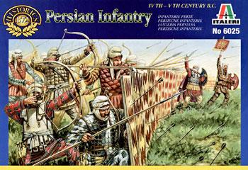 Persian Infantry--42 unpainted plastic figures in 15 poses--RETIRED--Limited Availability. #2611