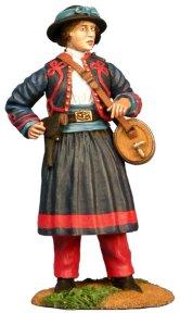 Image of Vivandiere Mary Teb, 114th Pennsylvania Zouaves, Union Infantry--single figure--RETIRED--LAST ONE!!