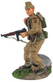Image of British Royal Marine Commando--WWII Normandy, 1944--single figure--RETIRED--LAST ONE!!
