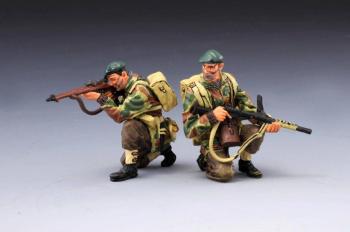 Image of Commando Sniper Set--two figures suitable for Normandy or Arnhem--RETIRED--LAST ONE!!