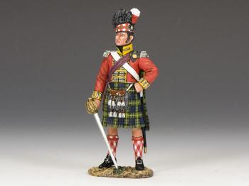 Image of Gordon Highlanders Sergeant Major--single figure