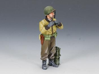 Image of Vehicle Scout with binos and field radio--single figure--RETIRED. LAST ONE!