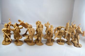 Image of Barbarians (Tan)--16 figures in 8 poses