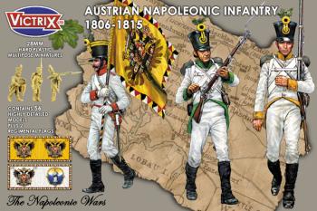 Image of Austrian Napoleonic Infantry 1806-1815--56 figures--28mm--TWO IN STOCK.