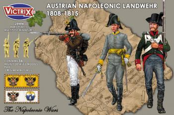 Image of Austrian Napoleonic Landwehr 1808-1815--56 figures--28mm--TWO IN STOCK.