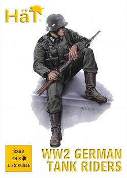 Image of WWII German Tank Riders--44 figures in 11 poses