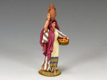 The Water Carrier (a woman carrying water)--single female figure #23593