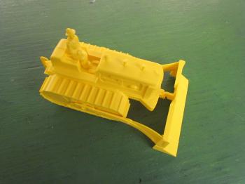 Bulldozer and Driver (Yellow)--Moveable Blade with driver-- RETIRED Bulldozer and Driver (Yellow)--Moveable Blade with driver-- RETIRED #23608