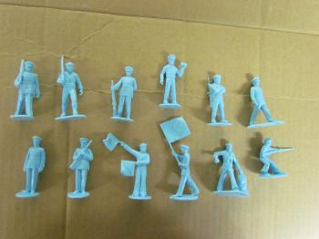 Marines & Sailors (Powder Blue)--twenty-five 45mm plastic figures--LOW QUANTITIES! #23610