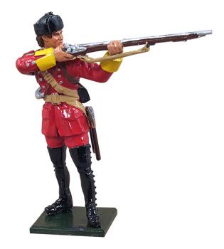 Image of British Light Company Standing Firing, 1754-1763--single figure--RETIRED--LAST ONE!!