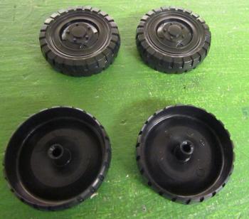 Vehicle Tires for axles, Set of 4, Black SP #23644