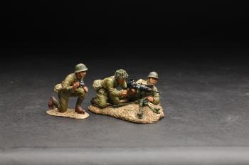 Image of Japanese Type 92 Heavy MG Team--three figures--RETIRED--LAST TWO!!