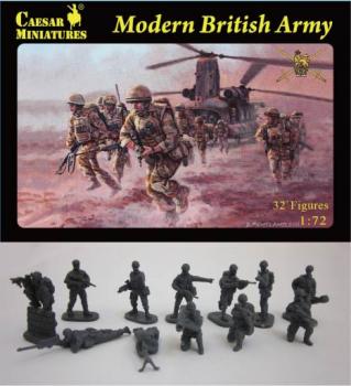 Image of Modern British Army--33 figures in 12 poses--TWO IN STOCK.