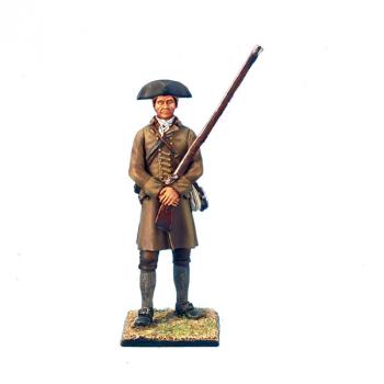 Image of Continental Militia or Minuteman Standing at Rest--Boston, 1775--single figure--RETIRED--LAST ONE!!