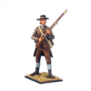 Image of Continental Militia or Minuteman Standing Ready--Boston, 1775--single figure--RETIRED--LAST ONE!!
