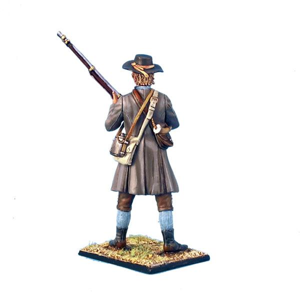 Continental Militia Or Minuteman Standing Ready Boston 1775 Single