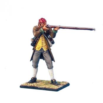Image of Continental Militia or Minuteman Standing Firing, Boston, 1775--single figure--RETIRED--LAST ONE!!