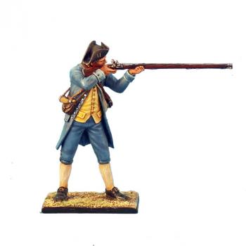 Image of Continental Militia or Minuteman Standing Firing--Boston, 1775--single figure--RETIRED--LAST ONE!!