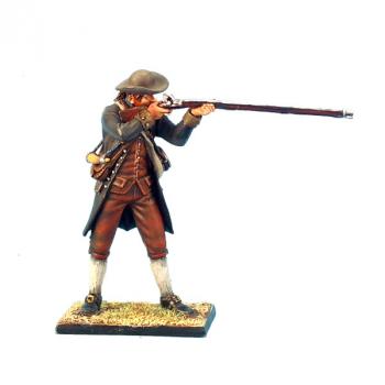 Image of Continental Militia or Minuteman Standing Firing - Boston 1775--single figure--RETIRED--LAST ONE!!