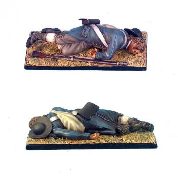 Image of Continental Militia or Minuteman Dead - Boston 1775--single figure--RETIRED--LAST TWO!!