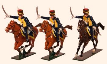 Image of Toy Soldiers Set 7th Queen's Own Hussars - Three Troopers