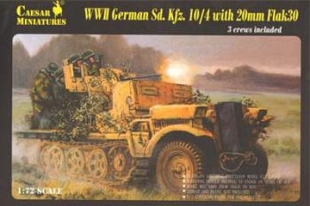 Image of German SD. KFZ. 10/4 with 20mm Flak 30 -- AWAITING RESTOCK!