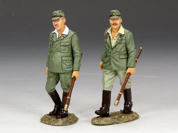 Image of Gen. Yamashita & Staff Officer Sugita--two figures--RETIRED. ONE AVAILABLE! 