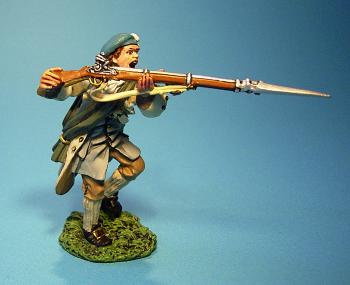 Lowland Infantry Attacking With Musket #2--single figure #11