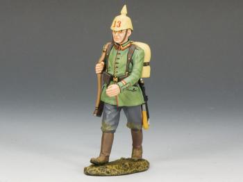 Image of Marching Rifleman with Helmet--single figure--RETIRED--LAST FOUR!!