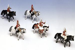 Image of The Life Guards Mounted Band (Set 1)--five mounted figures--Limited Edition Set--RETIRED--LAST TWO!!