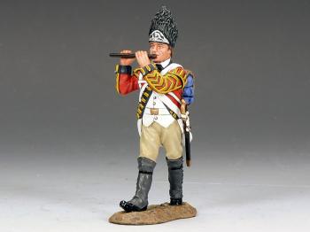 Image of Marching Welsh Fusilier Fifer--single figure--RETIRED -- LAST ONE!