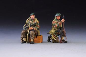 Image of Tank Riders Part 2--British Commandos--B version--two figures--RETIRED--LAST ONE!!