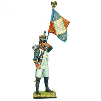 French 18th Line Infantry Standard Bearer--single figure--ONE IN STOCK. #25182