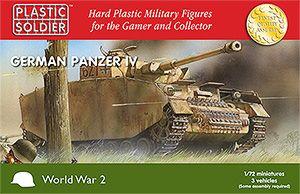 Image of 1/72nd Easy Assembly German Panzer IV Tank--makes three tanks