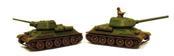 Image of 15mm Russian T34 76/85 Tanks--ONE IN STOCK.