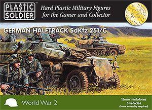 Image of 15mm Easy Assembly German Sdkfz 251 Ausf D Half track--THREE IN STOCK.