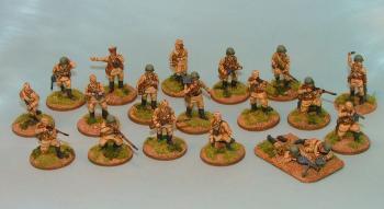 Image of 28mm Russian Infantry in Summer Uniform--AWAITING RESTOCK.