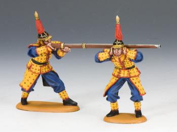Image of Imperial Match Lock Gun Team A--two figures
