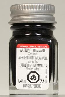 Semi-Gloss Black Enamel Paint--1/4 oz. bottle #25582