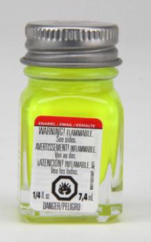 Yellow Fluorescent Enamel Paint--1/4 oz. bottle #25591