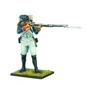 French 18th Line Infantry Voltigeur Standing Firing with Forage Cap--single figure--RETIRED--LAST ONE!! #26120