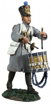 French Line Infantry Fusilier Drummer Marching No. 1--single figure--RETIRED--LAST FOUR!! French Line Infantry Fusilier Drummer Marching No. 1--single figure--RETIRED--LAST FOUR!! #26244