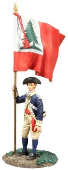 Colonial Militia Flagbearer No.1, Bunker Hill Colors--single figure with flag--RETIRED--LAST ONE!! Colonial Militia Flagbearer No.1, Bunker Hill Colors--single figure with flag--RETIRED--LAST ONE!! #26290