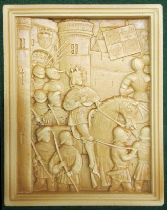 Medieval Plaque--SIX IN STOCK.
