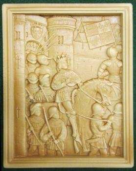 Image of Medieval Plaque--SIX IN STOCK.