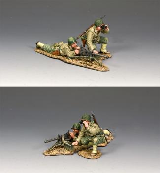 Image of D-Day Machine Gun Team (The Big Red 1)--two figures--RETIRED. ONE AVAILABLE!