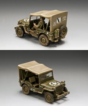 Image of U.S. Army Universal Jeep with Driver--RETIRED--LAST ONE!  #26569