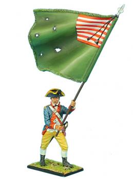 Haslets 1st Delaware Standard Bearer--single figure--ONE IN STOCK. #26627