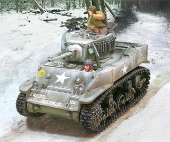 M5 Stuart Tank Winter--2 Crew and close hatch option included--RETIRED--LAST ONE!! #26718