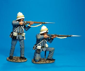 Two Marines Firing #2, Royal Marine Light Infantry, The First Sudan War, 1884-1885--two pieces--RETIRED--LAST ONE!! Two Marines Firing #2, Royal Marine Light Infantry, The First Sudan War, 1884-1885--two pieces--RETIRED--LAST ONE!! #26781
